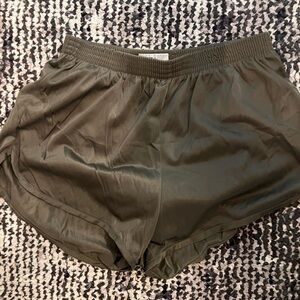 Soffe shorts in olive in men’s size Small